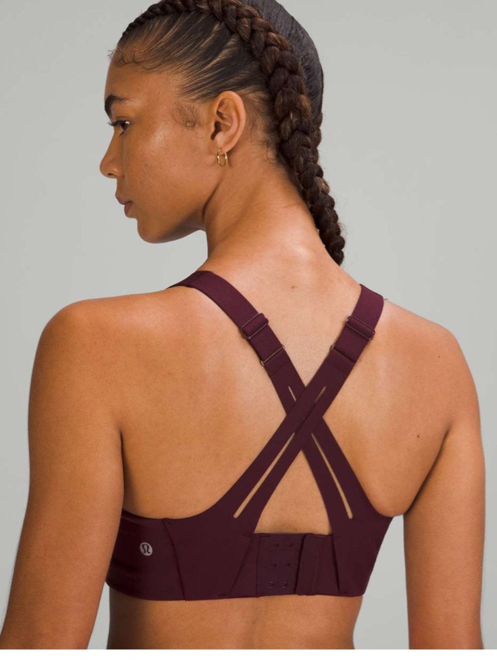 Lululemon AirSupport Bra High Support Crossback Merlot 38C Ultralu W2CS1S